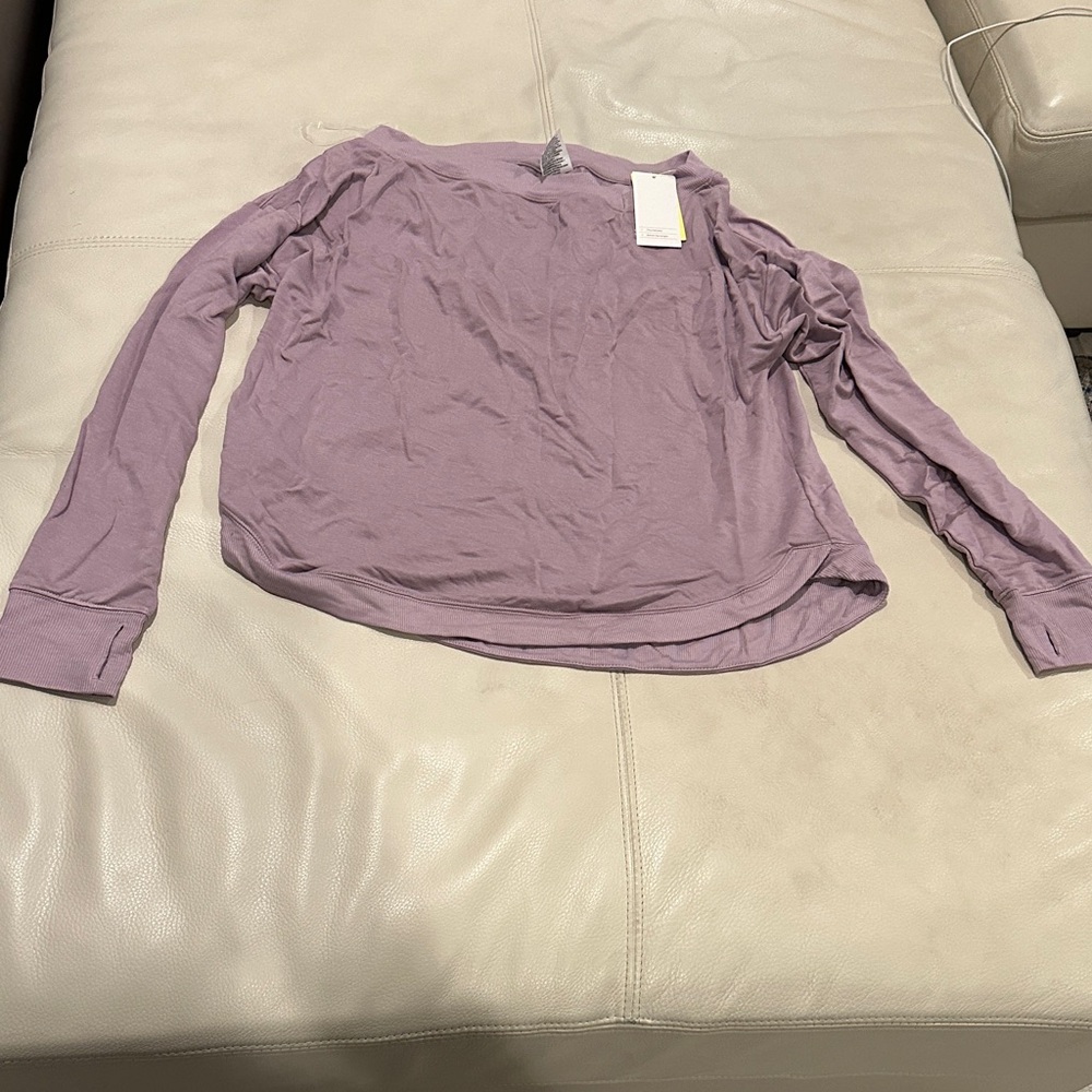 All in Motion Lavender Women's Long Sleeve Blouse